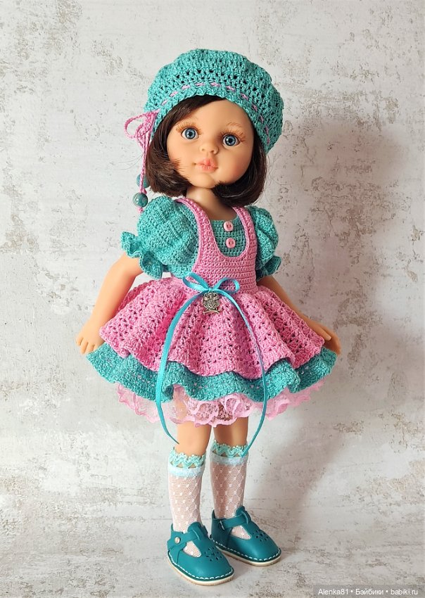 PDF Мастер-Класс по вязанию крючком для кукол Paola Reina(Паола Рейна) (фото 8)