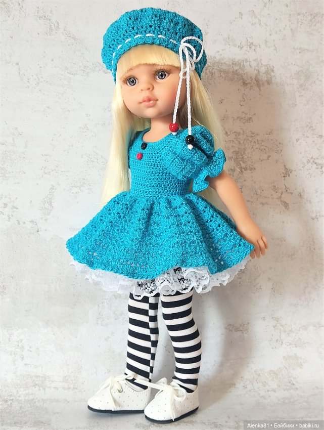 PDF Мастер-Класс по вязанию крючком для кукол Paola Reina(Паола Рейна)