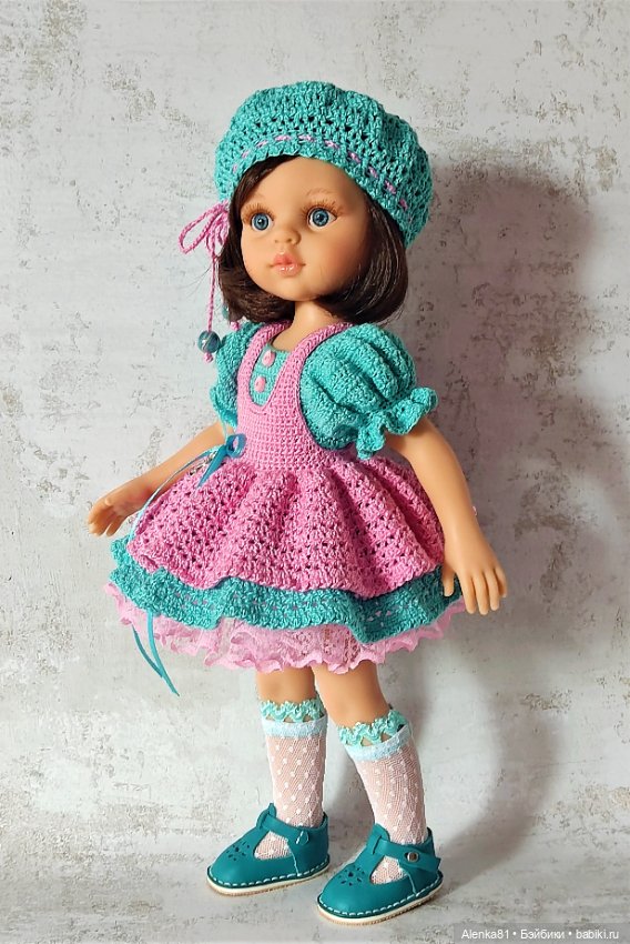 PDF Мастер-Класс по вязанию крючком для кукол Paola Reina(Паола Рейна) (фото 9)