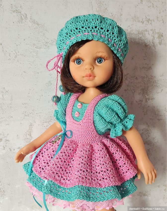 PDF Мастер-Класс по вязанию крючком для кукол Paola Reina(Паола Рейна) (фото 10)