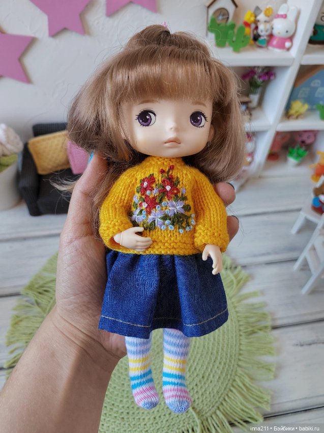 Мастер-класс по вязанию джемпера для Монст, Holala, Mzzm (фото 2)