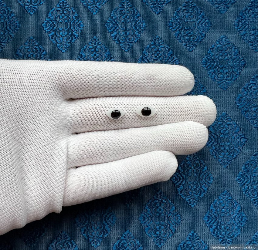 Антикварные глаза рыбки редкий размер - 9/5 мм