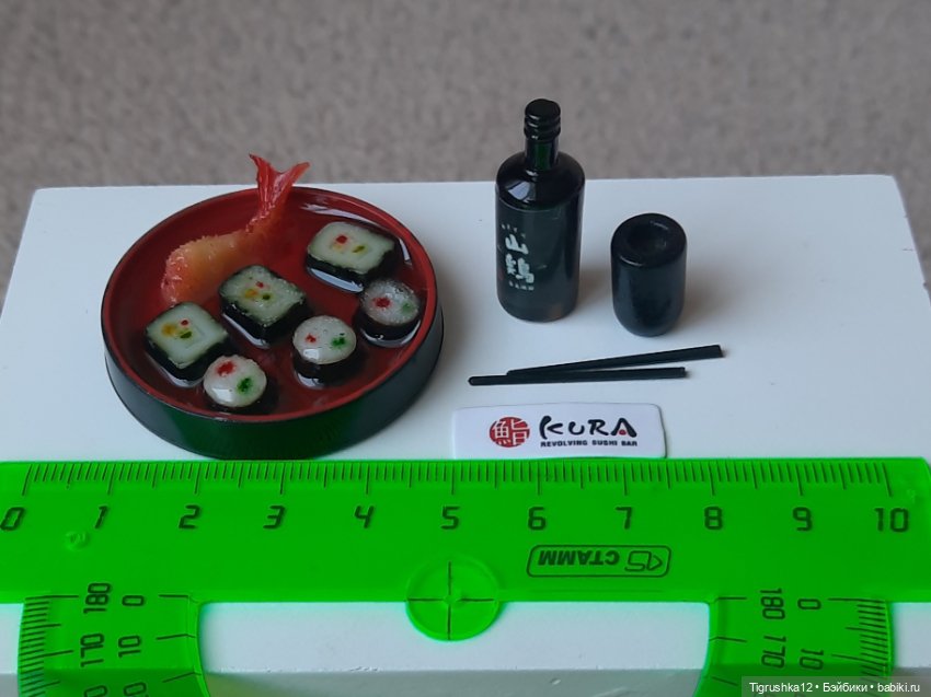 Набор суши #1 — Миниатюра для кукол (фото 3)