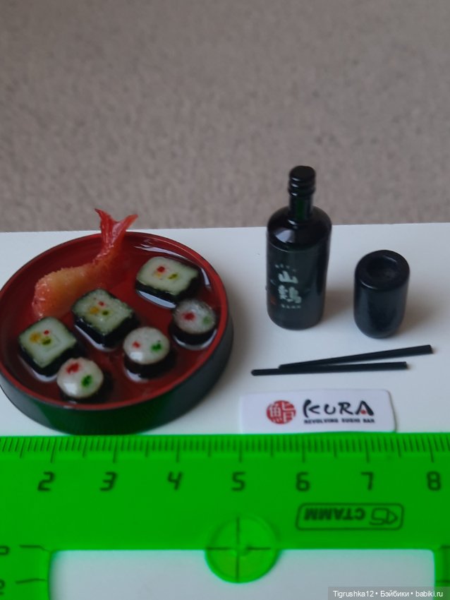 Набор суши #1 — Миниатюра для кукол (фото 4)