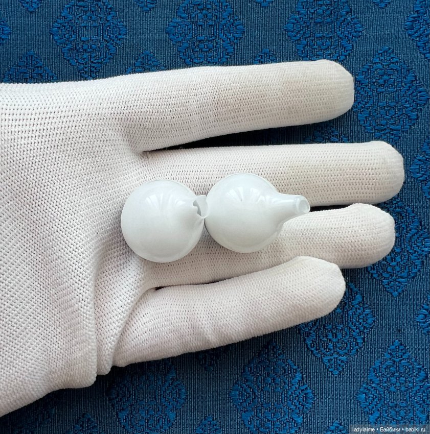 Антикварные глаза, живой взгляд, стекло Лауша - лот 3567 - 20/14 мм (фото 3)