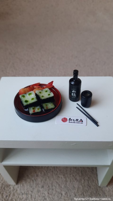 Набор суши #3 — Миниатюра для кукол (фото 2)