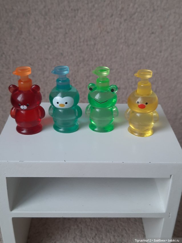 Бутылочки с дозатором зверюшки