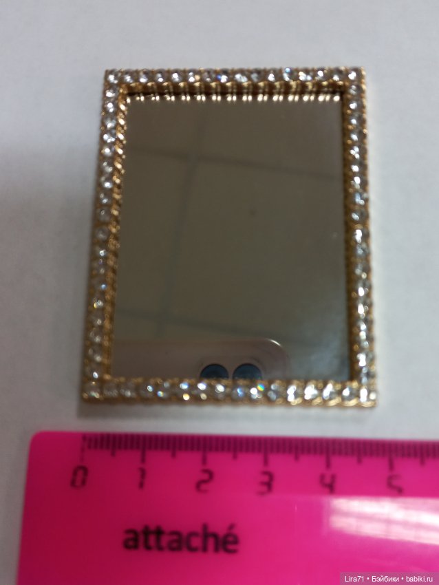 Зеркало в раме со стразами (фото 3)