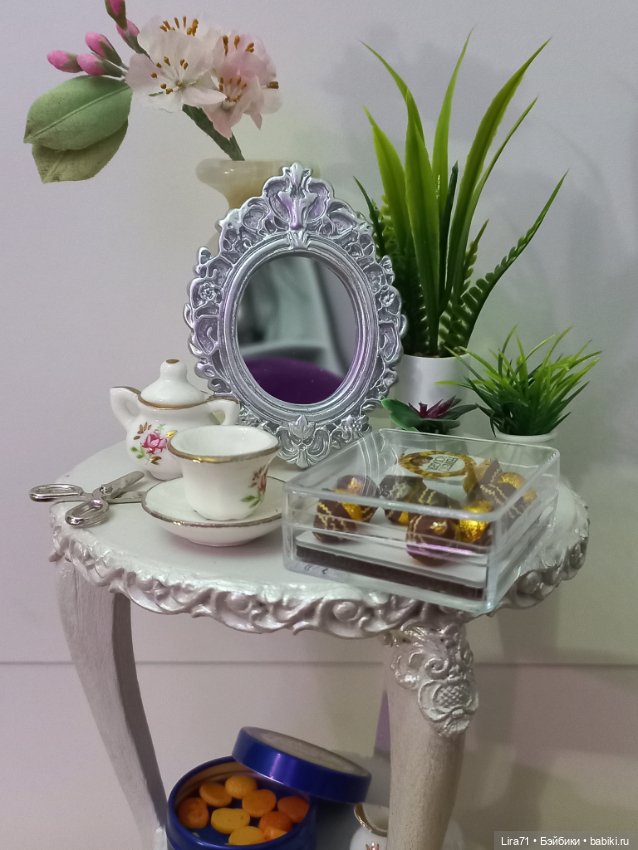 Цветок в горшке — Миниатюра для кукол (фото 3)