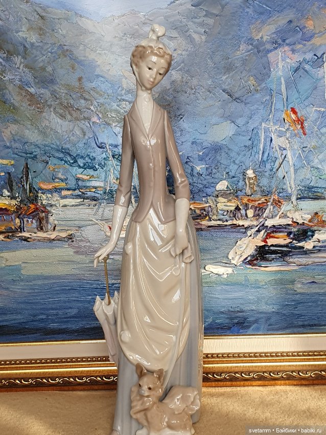 Дама с собачкой , Lladro — Статуэтки (фото 10)
