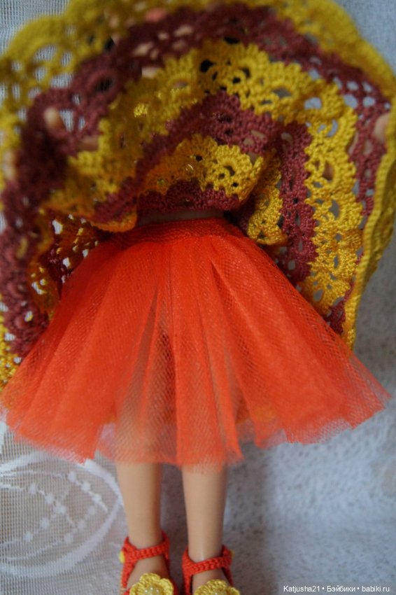 Наряд "Золотая осень" для кукол Paola Reina и им подобных (фото 8)