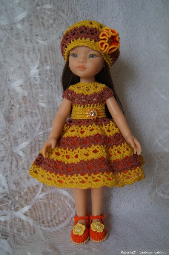 Наряд "Золотая осень" для кукол Paola Reina и им подобных (фото 3)