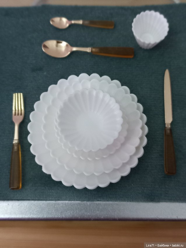 Сервиз столовый — Посуда для кукол