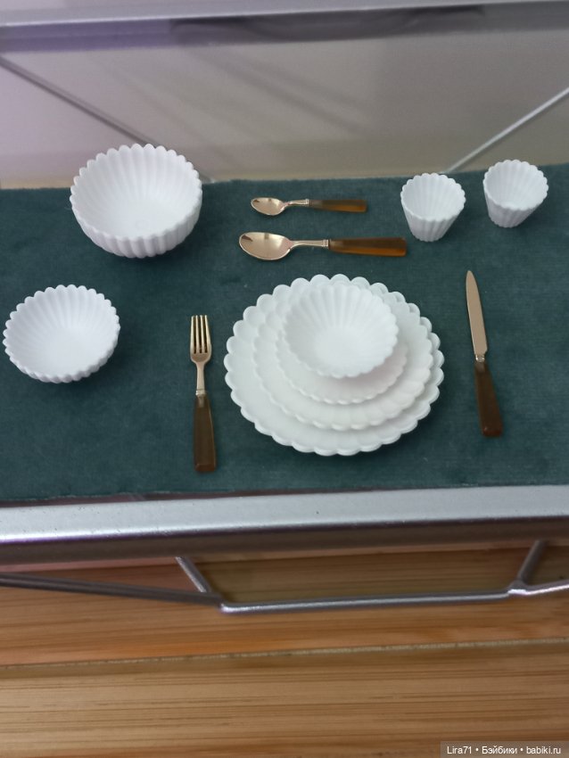 Сервиз столовый — Посуда для кукол (фото 2)