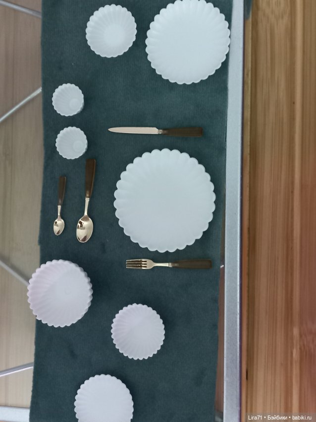 Сервиз столовый — Посуда для кукол (фото 10)