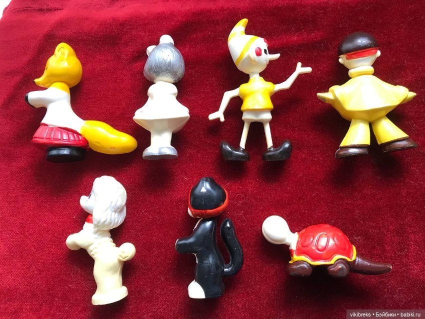 Коллекция фигурок из колкого пластика "Золотой ключик" СССР. Тамбов (фото 2)