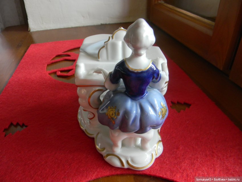 Шикарная фарфоровая статуэтка Германия (фото 4)