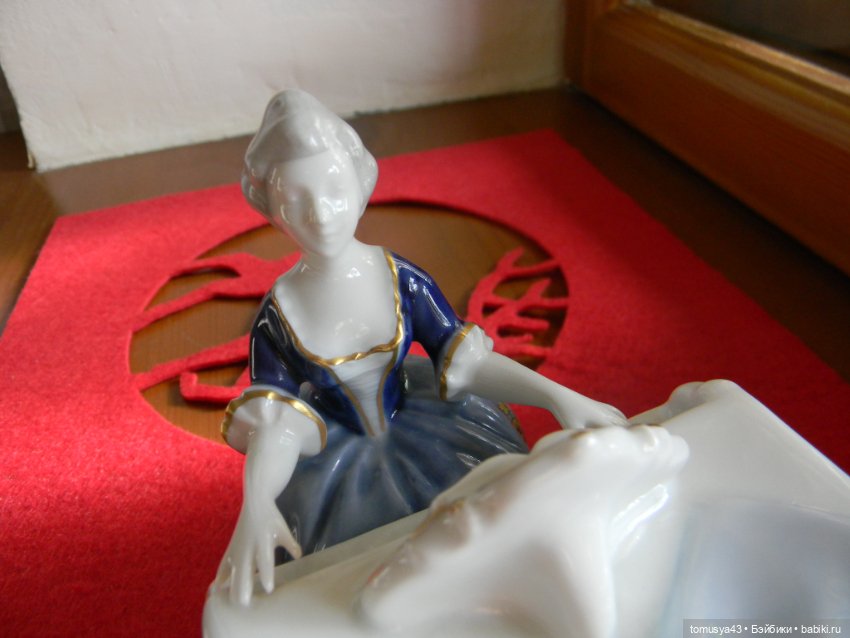 Шикарная фарфоровая статуэтка Германия (фото 6)