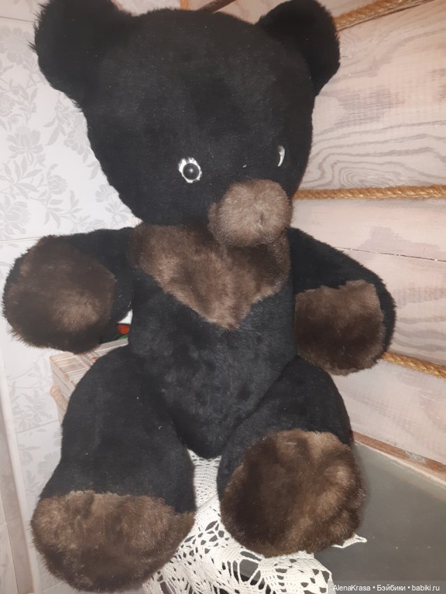 Мишка СССР шарнирный — Винтажные куклы и игрушки детства