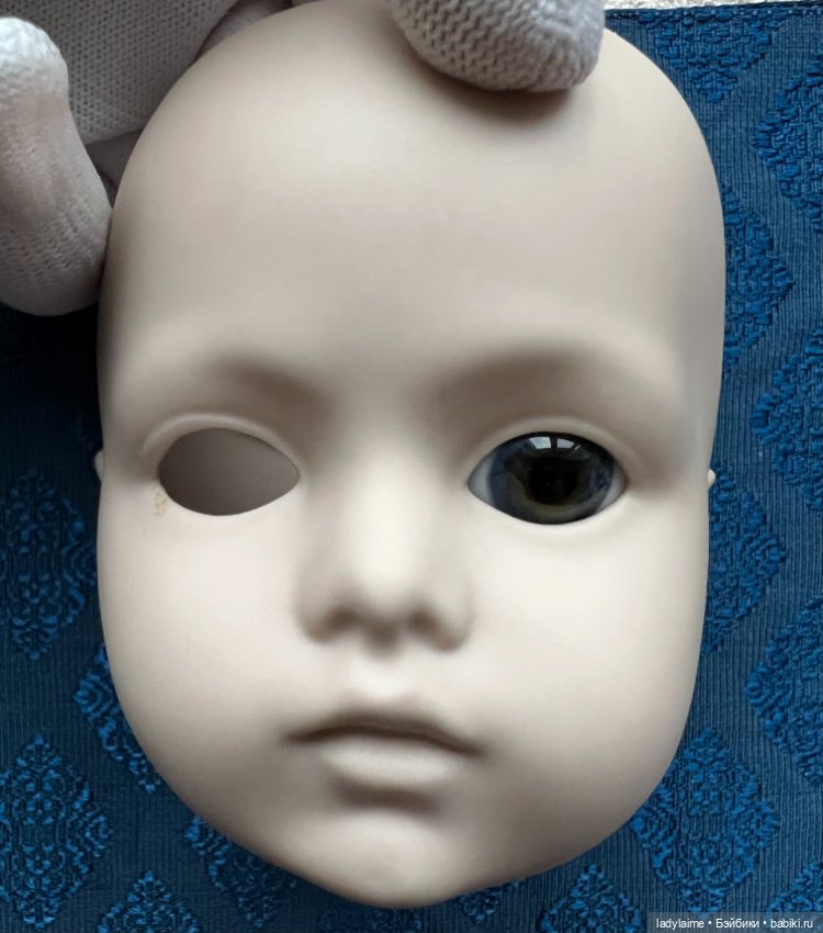 Винтажные глаза полусферы, папервейт, "живой взгляд" - 4602 - 20/11 мм (фото 4)