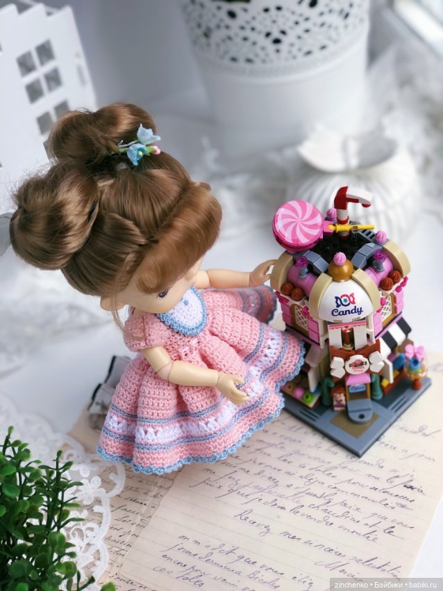 PDF Мастер-Класс "Очаровашки" по вязанию платьиц для кукол Xiaomi Monst