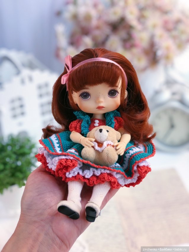 PDF Мастер-Класс "Очаровашки" по вязанию платьиц для кукол Xiaomi Monst