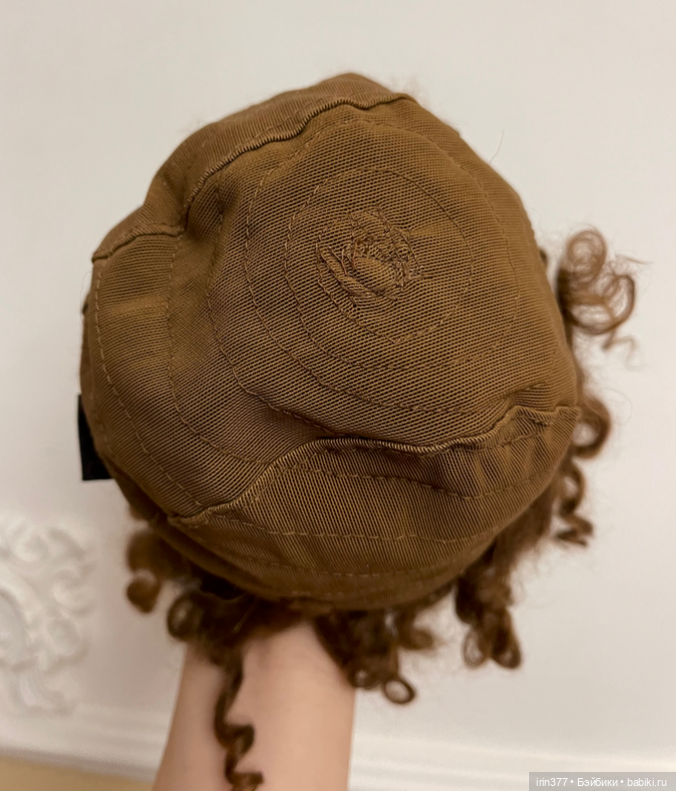 Парик натуральный мохер для антикварной или современной кукулы (фото 7)