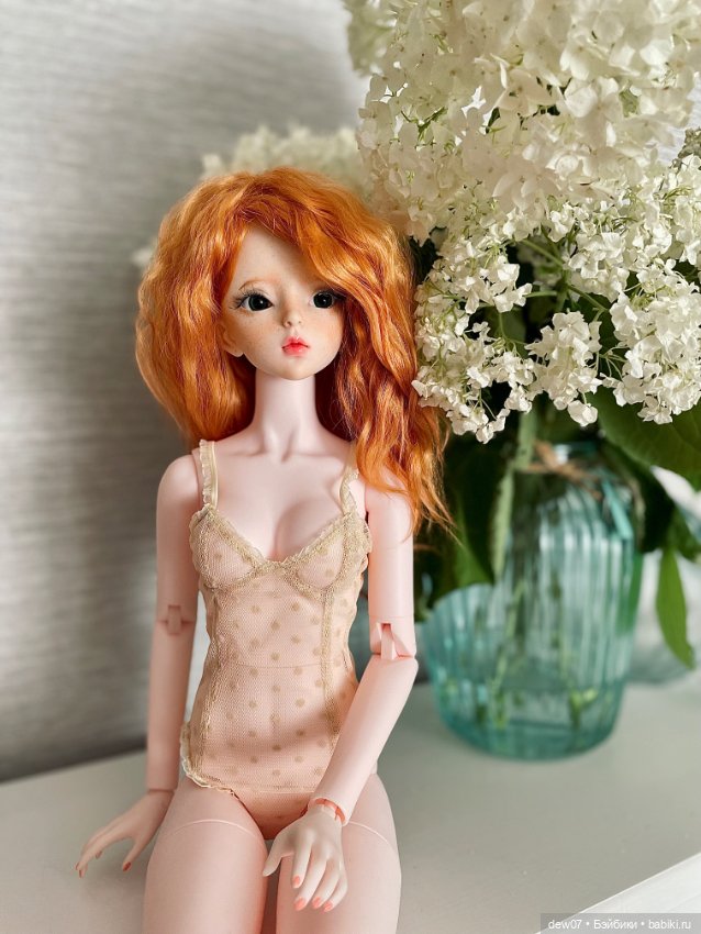 Рыжая красотка от DBS Doll с авторским мейком (фото 4)