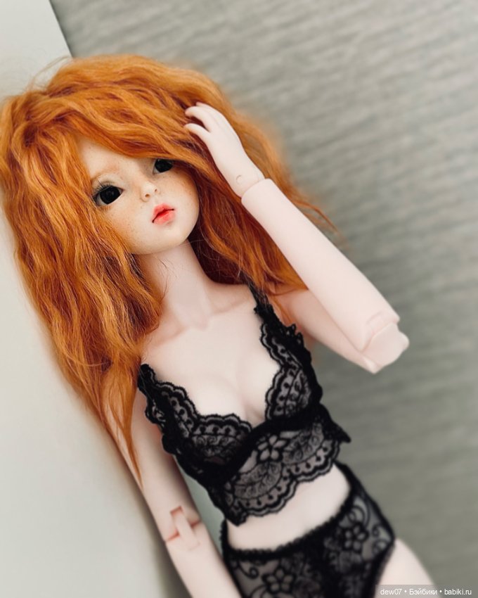Рыжая красотка от DBS Doll с авторским мейком (фото 6)