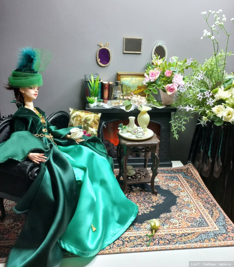 Ковер в коричнево-черных тонах (фото 7)