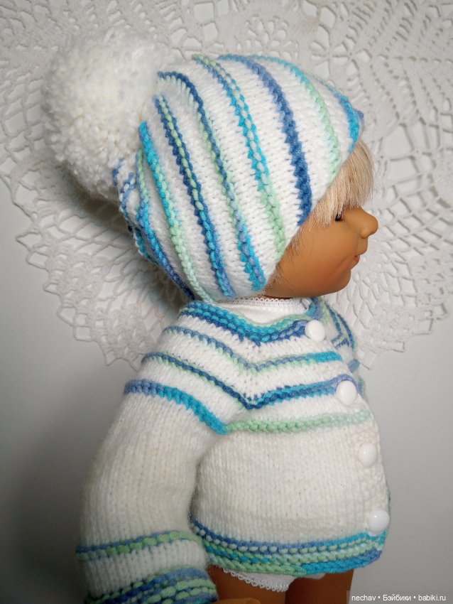 Вязаные шапочки, снуды, кофточки (фото 4)