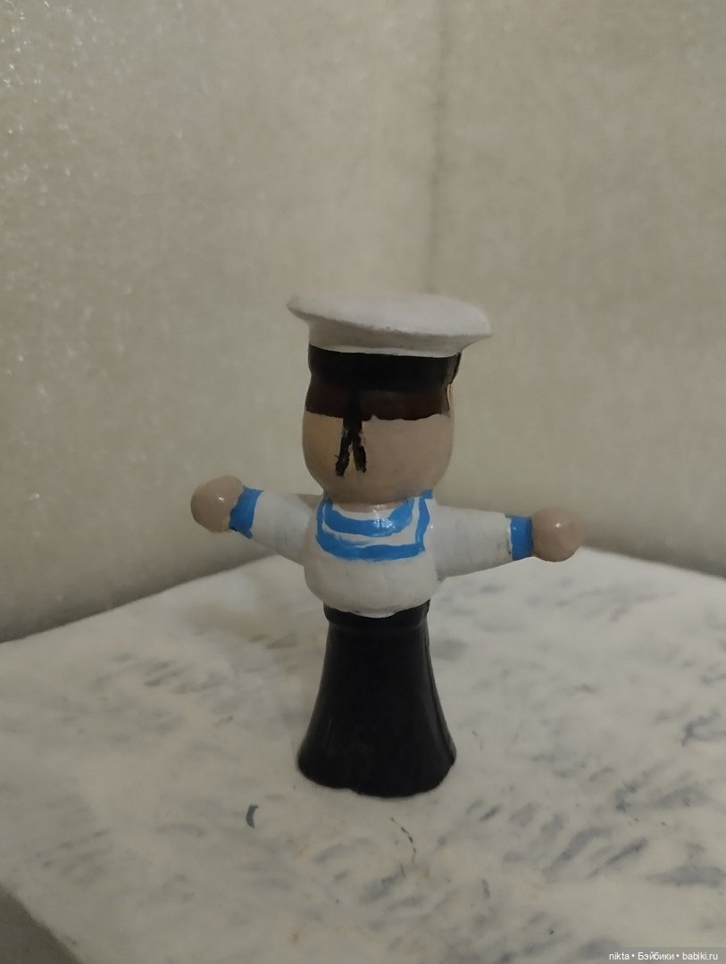 Игрушка СССР Моряк мини — Винтажные куклы и игрушки детства (фото 3)