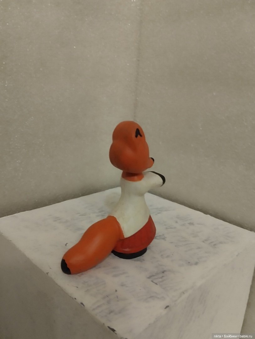 Игрушка СССР Лиса из набора "Буратино" (фото 4)