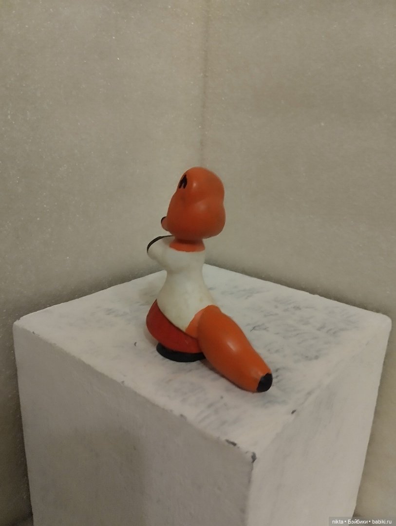 Игрушка СССР Лиса из набора "Буратино" (фото 3)