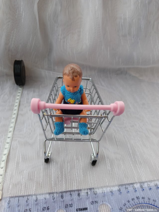 Тележка для покупок — Кукольная мебель (фото 4)