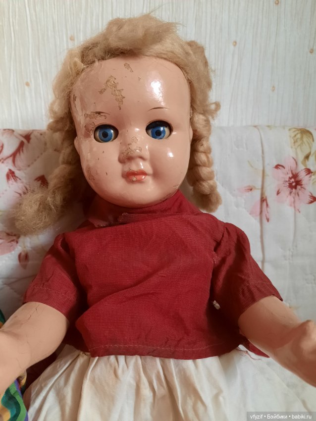 Кукла СССР фабрика Победа, прессопилки