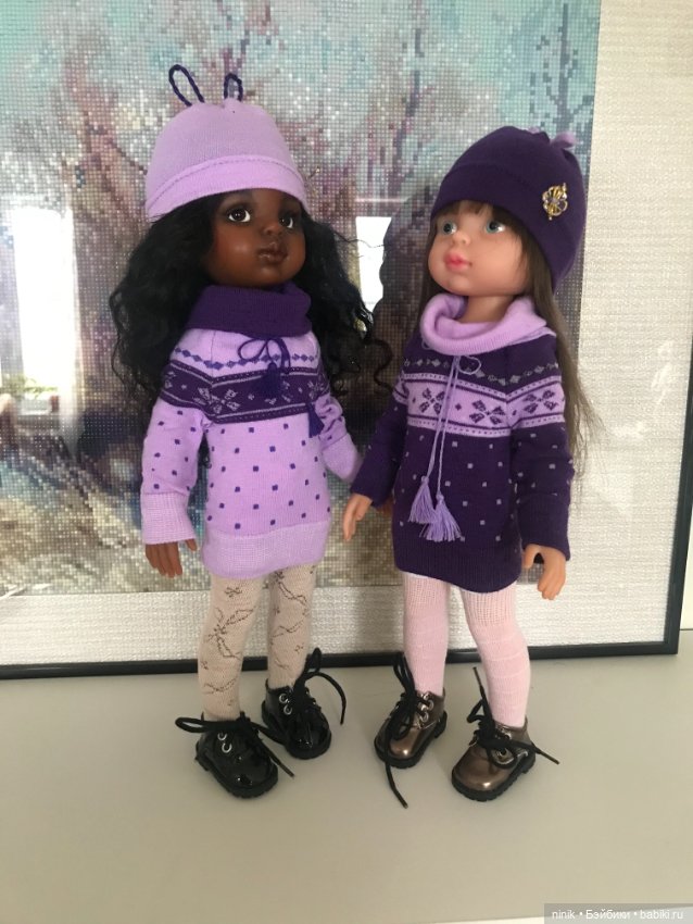 Шапочка и платье — Одежда для кукол (фото 2)