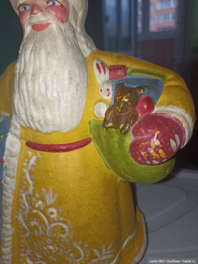 Опилочный Дед Мороз — Винтажные куклы и игрушки детства (фото 2)