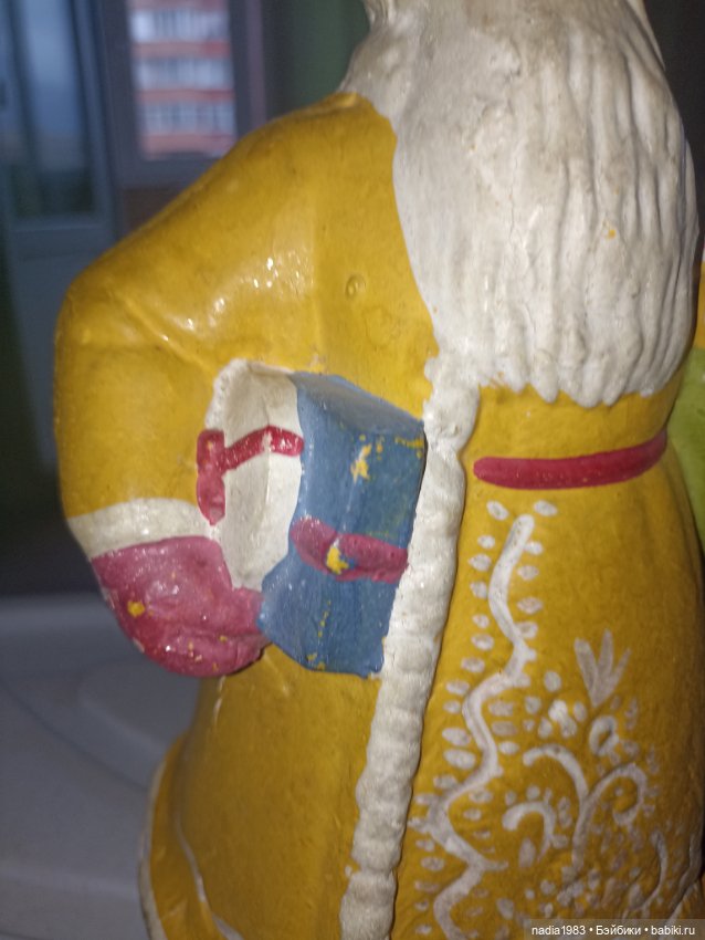 Опилочный Дед Мороз — Винтажные куклы и игрушки детства (фото 4)