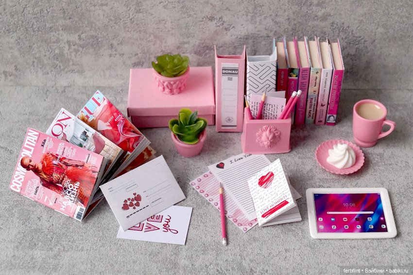 Интерьерный набор № 3 (масштаб 1:6)