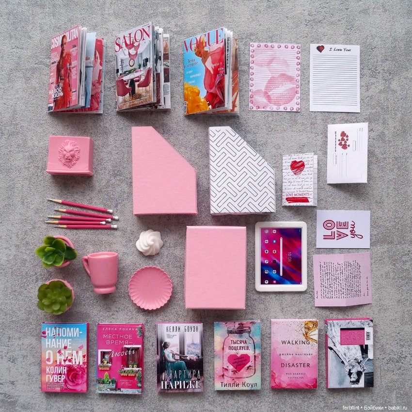 Интерьерный набор № 3 (масштаб 1:6) (фото 7)