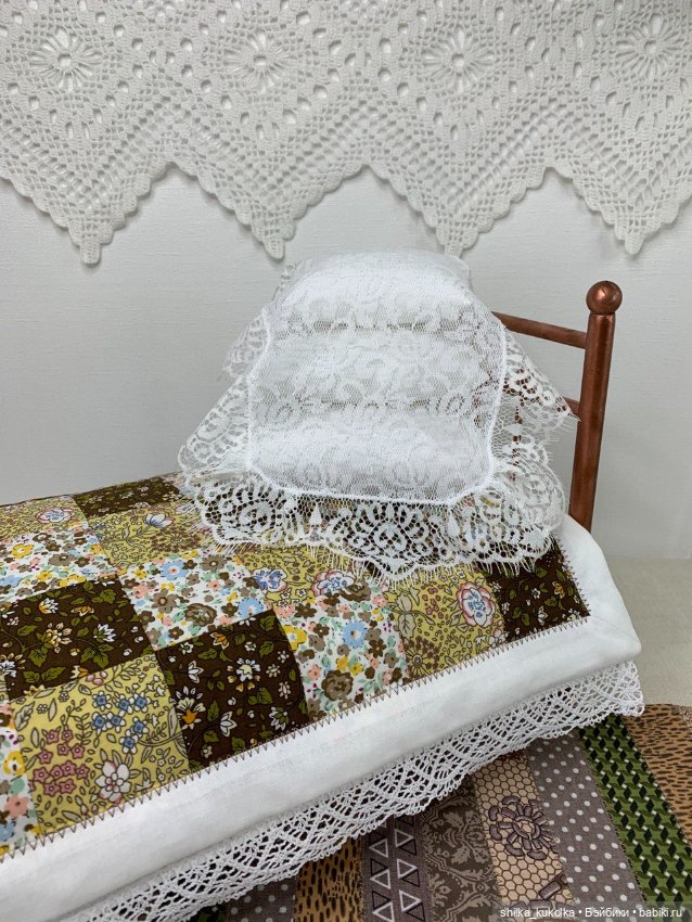 Одеяло лоскутное для куклы (фото 5)