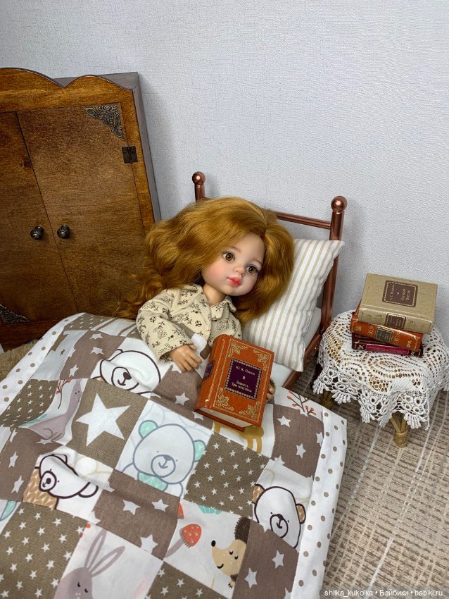 Одеяло для куклы лоскутное (фото 2)