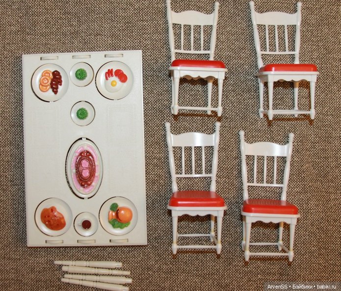 Раритетный набор столовой мебели для Ликки 2 поколения компании Такара (фото 5)