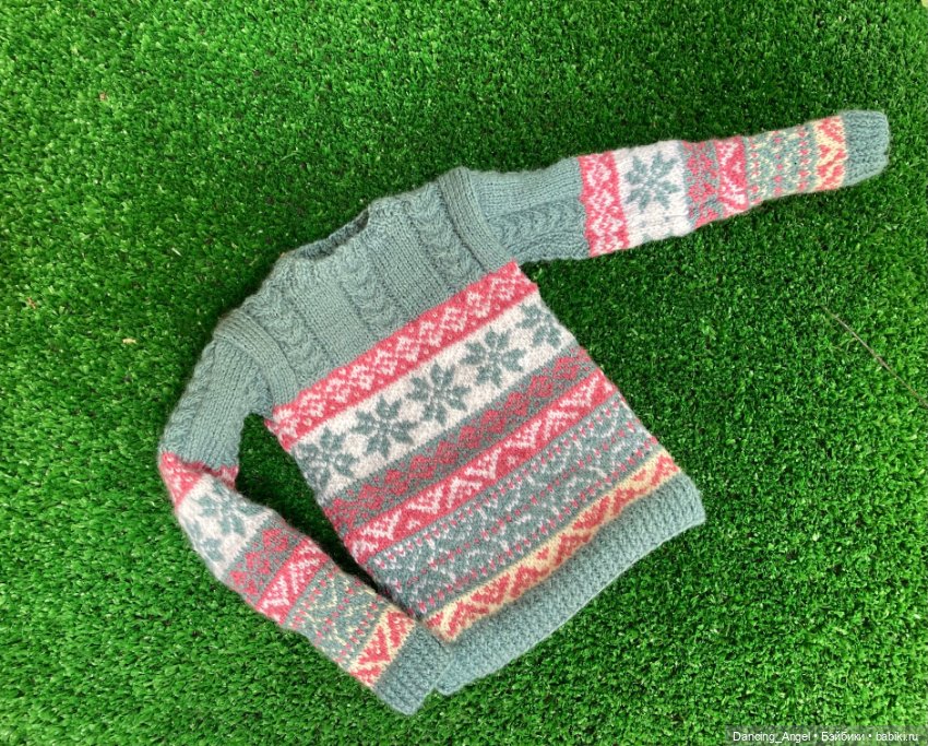 Жаккардовый джемпер для Sd (фото 2)