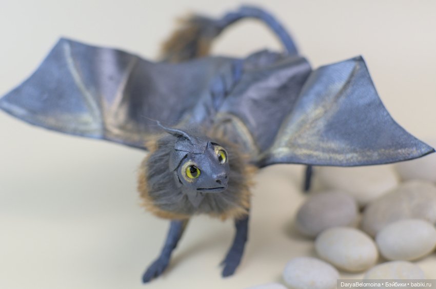 Серо-голубой дракон с рыжей гривой (фото 8)