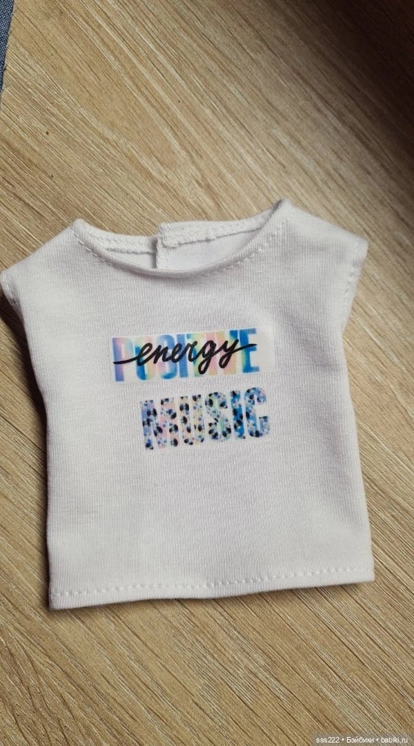 Аутфит джинсовый на кукол с юбкой (фото 4)