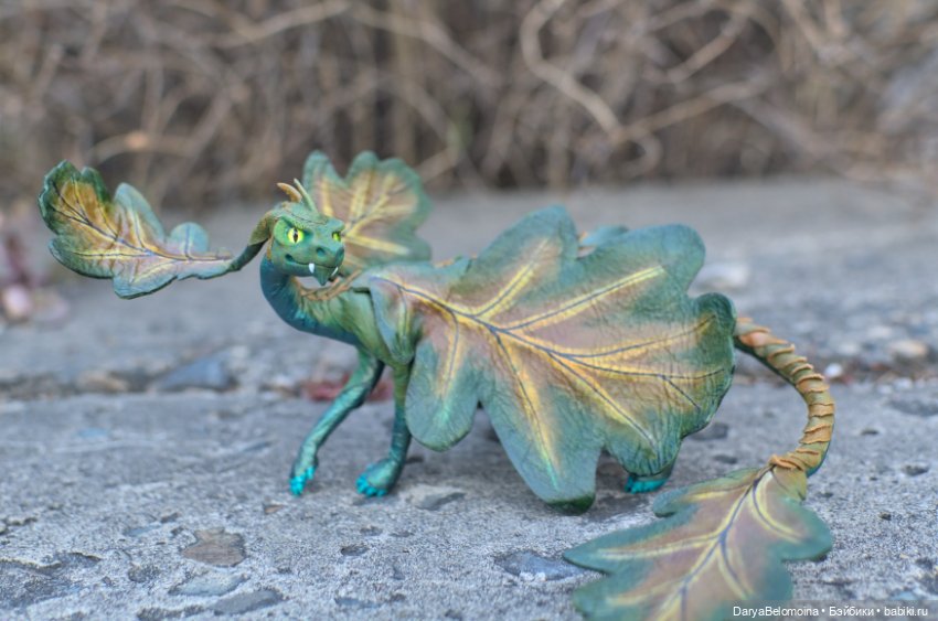 Зеленый дракончик — Авторские игрушки (фото 2)