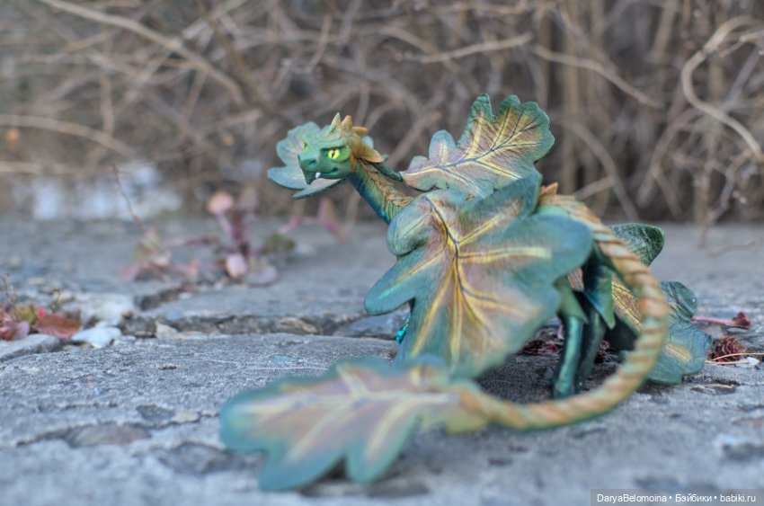 Зеленый дракончик — Авторские игрушки (фото 7)