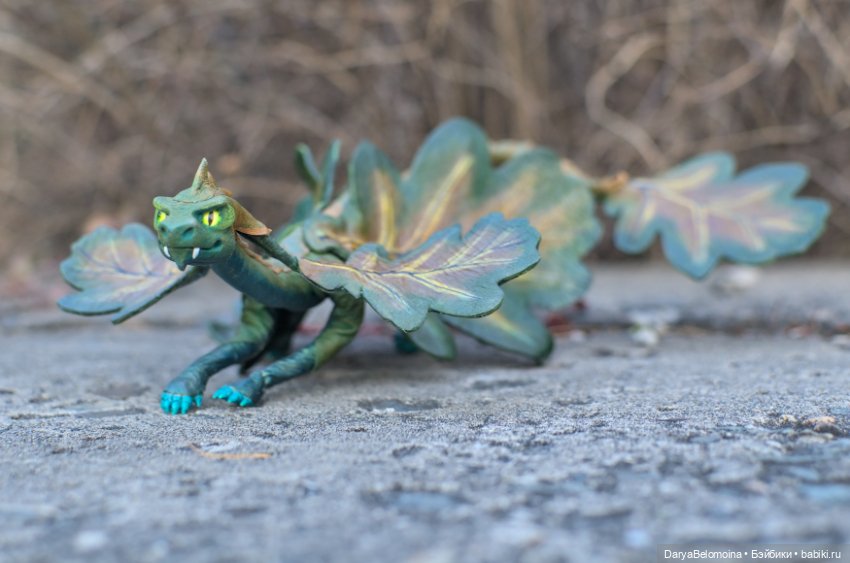 Зеленый дракончик — Авторские игрушки (фото 3)